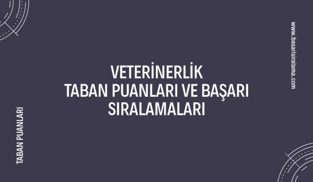 veterinerlik-taban-puanlari