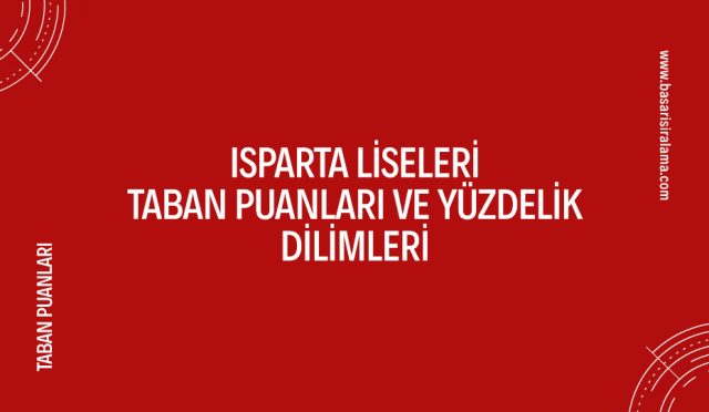 isparta-liseleri-taban-puanlari