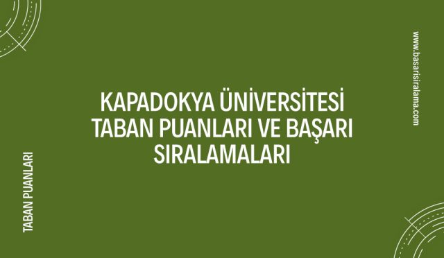 kapadokya-universitesi-taban-puanlari
