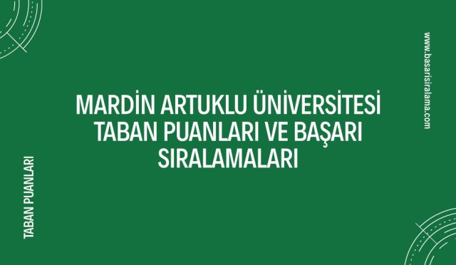 mardin-artuklu-universitesi-taban-puanlari