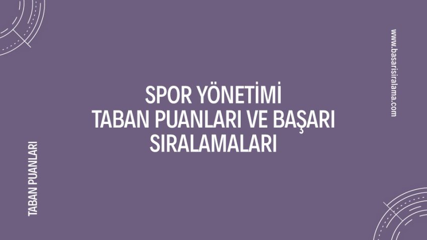 Spor Yönetimi Taban Puanları