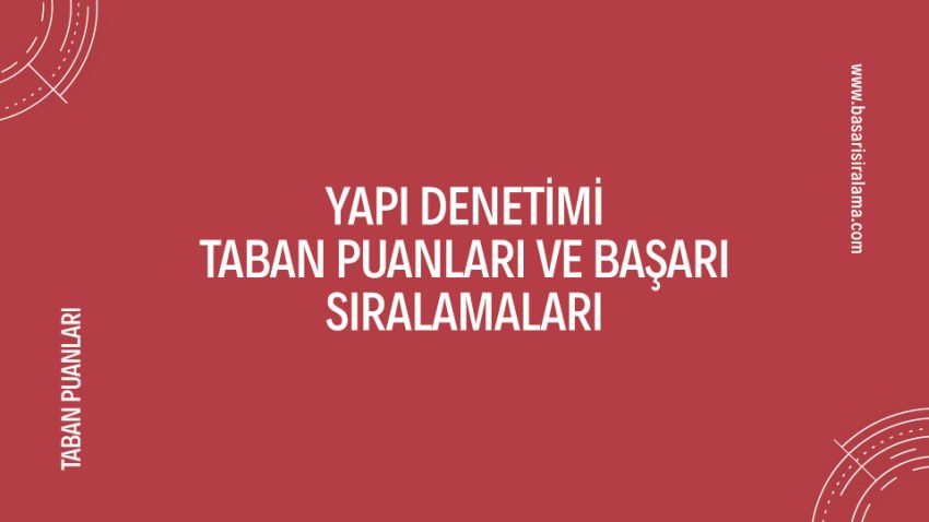 Yapı Denetimi Taban Puanları